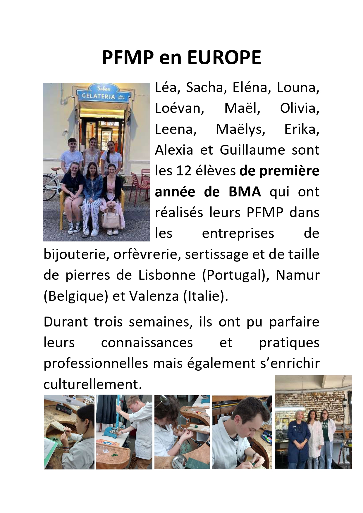 article_pfmp_europe Lycée Professionnel Jean Guéhenno - Accueil