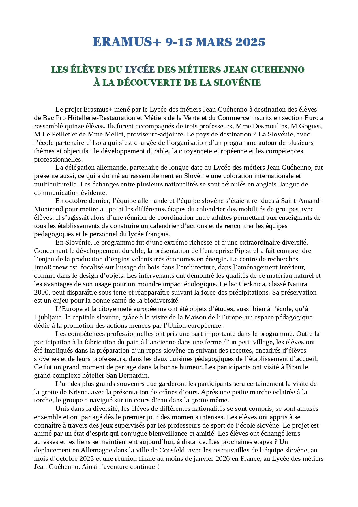 SLOVENIE_PHOTOS_ET_ARTICLE_page-0004 Lycée Professionnel Jean Guéhenno - Accueil